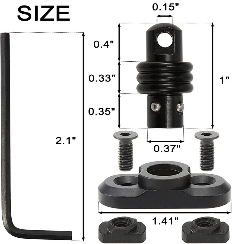 DDOUT QD Swivels for Two Point Sling - Image 4